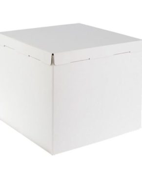 Коробка для торта 30х30х30см, белая