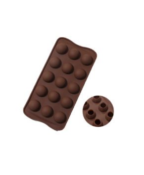 Силиконовая форма для шоколада Шарики, 15 ячеек
