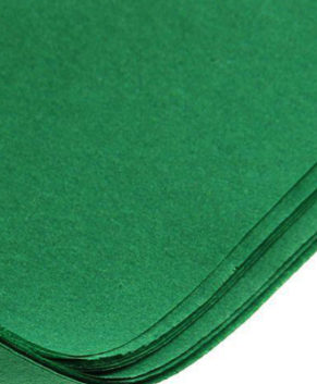 Бумага упаковочная Тишью, Зелёная 10 листов