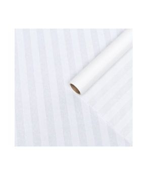 Бумага силиконизированная для бенто-торта в рулоне 0,38×5м, Полосы белые