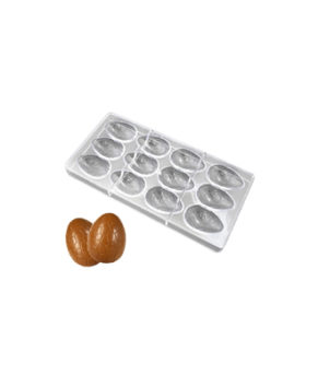 Пластиковая форма Шоколадные яйца, 12 ячеек