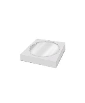 Коробка для кондитерских изделий, белая 11,5х11,5х3 см