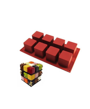 Форма для муссовых десертов Кубики 5х5см , 8 ячеек