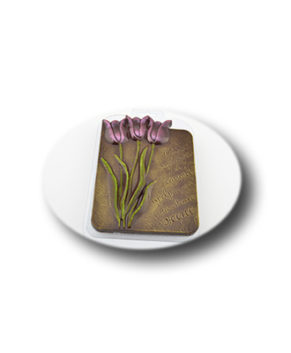 Пластиковая форма для шоколада Плитка Тюльпаны Жене