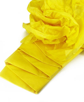 Бумага упаковочная Тишью, Жёлтая 10 листов