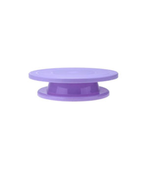 Подставка для торта, вращающаяся D27,5см (фиолетовая)