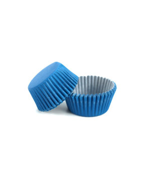 Капсулы бумажные для конфет Синие 30х23мм, 45шт(±4)
