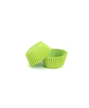 Капсулы бумажные для конфет Зелёные 30х23мм, 45шт(±4)